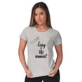 thumbnail image 3 of Enjoy Moment Cute Inspirational Womens Slim Fit Graphic Tee Brisco Brands X, 3 of 5