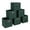 Dark Green, variant on Household Essentials Fabric Storage Bins 6 Piece Set, Dark Green