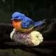 thumbnail image 3 of Estatua De Pájaro Figuras De Pájaros De Resina Adorno De Pájaro Para Decoración De Mesa De Fiesta De Boda De Oficina En Casa - Azul, 3 of 5