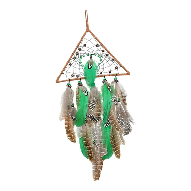 adorno hecho a mano, colgar en la pared, moda, decoración portátil de plumas, red para fiesta , regalo para el hogar, , Estilo un Estilo A