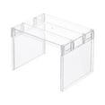 thumbnail image 1 of Fiudx Divisor para Refrigerador, Marco de Resina Transparente, Diseño de Doble Capa Que Ahorra Espacio, Sin Bpa, Antideslizante, Almacenamiento Extraíble, Organizador de Cocina y Baño, Multiusos, 14,, 1 of 2