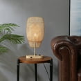 thumbnail image 4 of VidaLite Amud - Table Lamp, 1-Light with Bamboo Wicker Panels wood Finish, Beige, 4 of 5