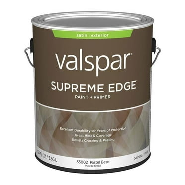 Valspar 028.0035002.007 1 gal Supreme Acrylic Latex House Trim Paint & Primer, Neutral & Pastel - Pack of 4