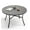 42" Dia., variant on Sophia & William 54" Dia. Round Outdoor Dining Table Black Metal Frame with E-Coating