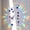 A-3A, variant on MMJ Spinning Wind Chime Crystal Suncatcher with Beads Hanging Garden Colorful Decor Ornament
