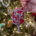 thumbnail image 5 of New Arrivals Pickleball Christmas Ornament, Deck The Hall with Pickle Balls , Hanging Tree Accessories, 5 of 6