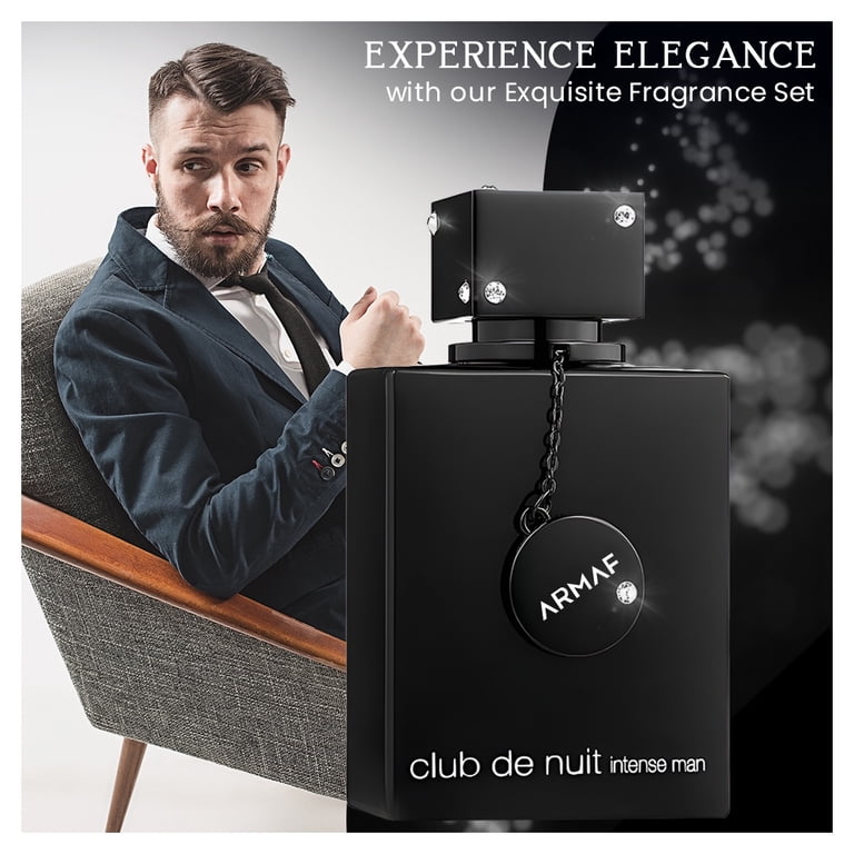 AROMAQUE Menâ€™s Cologne Gift Set, Armaf Club De Nuit Intense and