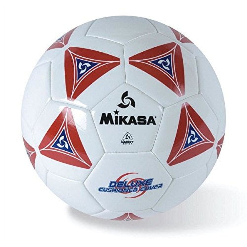 Mikasa USA SS Series Size 5 Club, Recreational or Pro Soccer Ball, Red and White