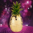 thumbnail image 7 of Disco Pineapple Decor - Styrofoam & Glass Tiles, Reflective - for Parties, Weddings, Bars - Handmade, Shimmering Effect - Lights Up Atmosphere, 7 of 7