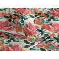 thumbnail image 3 of Ambesonne Rose Pattern Quilted Bedspread Set 3 Pcs, Garden of Romance Leaf, Twin, Pastel Pink Hunter Green, 3 of 4