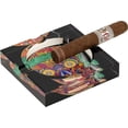 thumbnail image 4 of Humidor Supreme Four Finger Crystal Cigar Ashtray Calavera Global NFT Gallery Series, Sugar Skull Dia de los Muertos Art Premium Ash Tray, 4 of 6