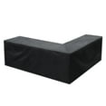 thumbnail image 2 of Bewildely Cubierta para muebles en forma de V, protector solar impermeable para exteriores, jardín, patio, sofá, banco, Protector de sofá, Jardín y Patio 215x215x87cm, 2 of 6