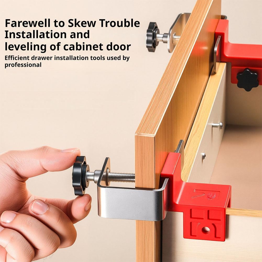 Adjustable Drawer Fixing Clip Quick-Install Large Panel Mounting Clamp for Carpentry Jig Auxiliary Accessories Tool
