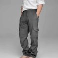 thumbnail image 4 of GDREDA Toddler Pants Children's Casual Sports Boys Drawstring Sweatpants, 4 of 8