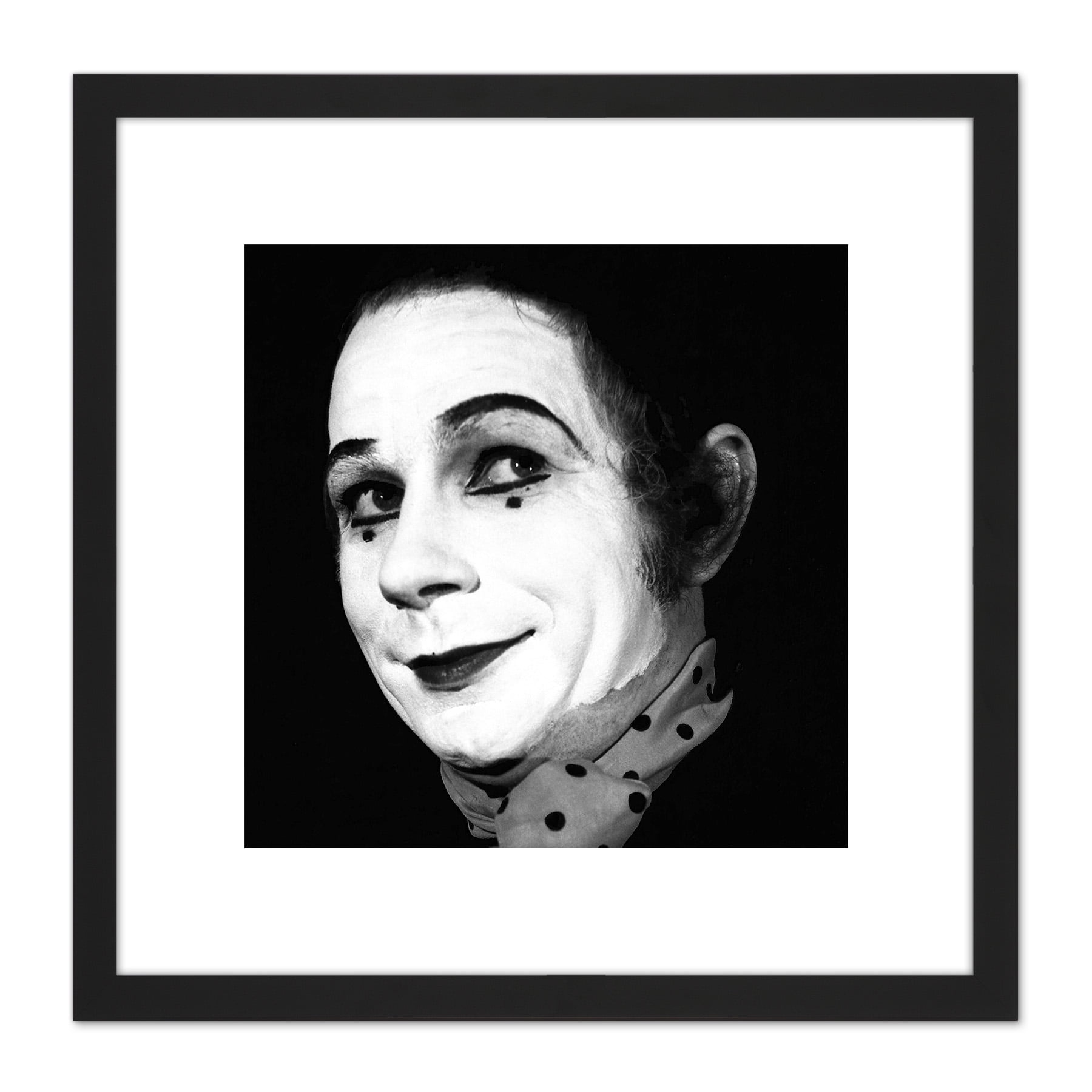 Warren Portrait Mime Lindsay Kemp Photo 8X8 Inch Square Wooden Framed ...