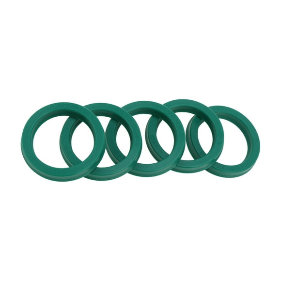 Anillo de Sello de Aceite Universal Labio UN Sello de Eje Rotativo 27x35x5mm Alta Presión TPU Verde 5 Pcs