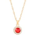 thumbnail image 4 of Fiudx Conjunto de Joyas de Cristal, Elegante Collar con Colgante Redondo, Impresionante Par de Pendientes, Hermosa Pulsera, Perfecto para Fiestas o Regalos, Ideal para Mujeres y Niñas, Especial de Sa, 4 of 6