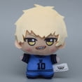thumbnail image 4 of Nuevo Anime BLUE LOCK lindo peluche periférico de la liga de fútbol delantero colgante llavero lindo muñeco colgante, 4 of 5