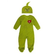 Dr. Seuss Infant Grinch Onesie Pajamas Green