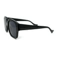 thumbnail image 3 of Womens Horn Rim Large Butterfly Plastic Fashion Sunglasses All Black, 3 of 4