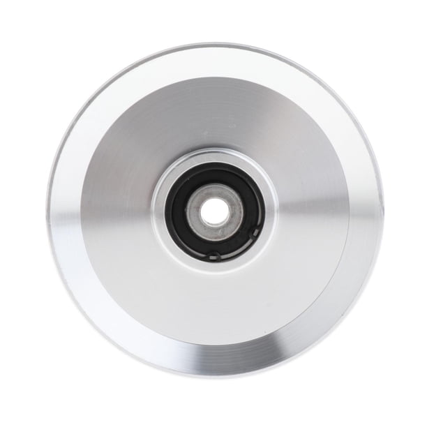 Polea de repuesto para rodamientos de fitness, universal, fácil de instalar, resistente al desgaste, 120mm Plata