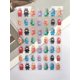 thumbnail image 2 of Dibujos animados lindo LABUBU ZIMOMO MOKOKO pegatinas de uñas Diy papelería diario planificador pegatinas álbum de recortes cuaderno pegatinas regalo, 2 of 5