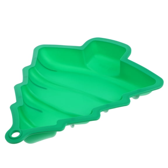 FELTECHELECTR Festival Cake Mold Silicone Green for Cake Shop Baking 1Pcs