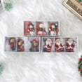 thumbnail image 3 of Wosthever 3x adornos navideños decorativos rojos tesoros hechos a mano adornos navideños en resina Kits de decoración para fiestas B, 3 of 6