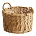 thumbnail image 3 of Cesta de lavandería tejida para baño Cesta de lavandería tejida, cesta de mimbre portátil Cesta de guardería para bebé para almohadas Calcetines de, 3 of 9