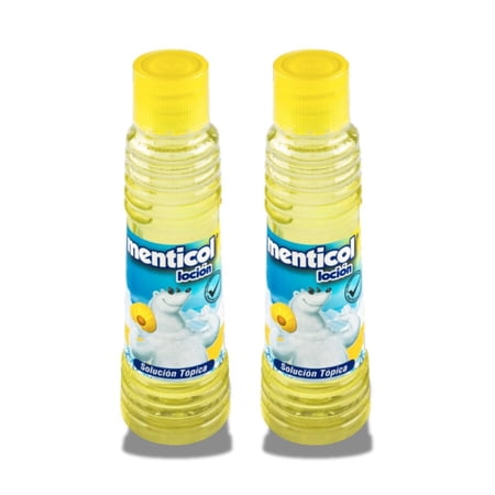 Yahve Pack of 2 Menticol Locion (Solucion Topica) de 60 ml (2 Oz)- 120ml - 4.1 FlOz