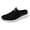 White, variant on Men's Backless Mesh Walking Mules Shoe Comfort Slip on Garden Clog Slippers Closed Toe Slides