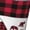 2 Black-1, variant on Women Crew Soft Moisture-wicking Socks Buffalo Plaid Forest Pattern Design Cotton Socks, One Size fit All