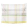 thumbnail image 1 of JSDART Yellow Abstract Gold Plaid Pattern Checked Clean Color Crossed Effect Wall Art Hanging Tapestry Home Decor for Living Room Bedroom Dorm 60x80 inch, 1 of 1