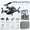 C, variant on ZZkhGo KY905 Unmanned Fixed-Height Travel Box Long-Endurance Remote Control Aircraft Quadcopter 4K Camera Foldable Drone Altitude Hold Mode 10x10x3 cm Expanded