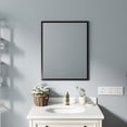 thumbnail image 4 of Nmkwnr 23.6"x29.5" Black Aluminum Frame Rectangle Bathroom Mirror Decorative Wall Mirror for Bathroom Living Room Bedroom, 4 of 7