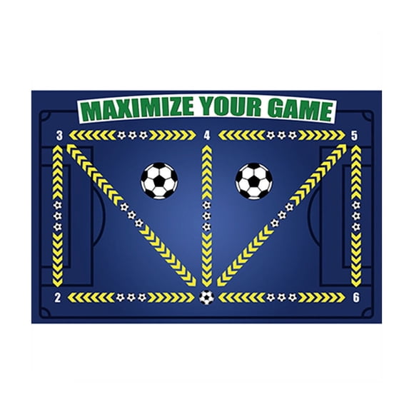 Football Training Mat Football Footstep Training Floor Mat Diatom Mud Indoor Sound Insulation Fitness Mat Sports Control Step Footwork Performnce Mat