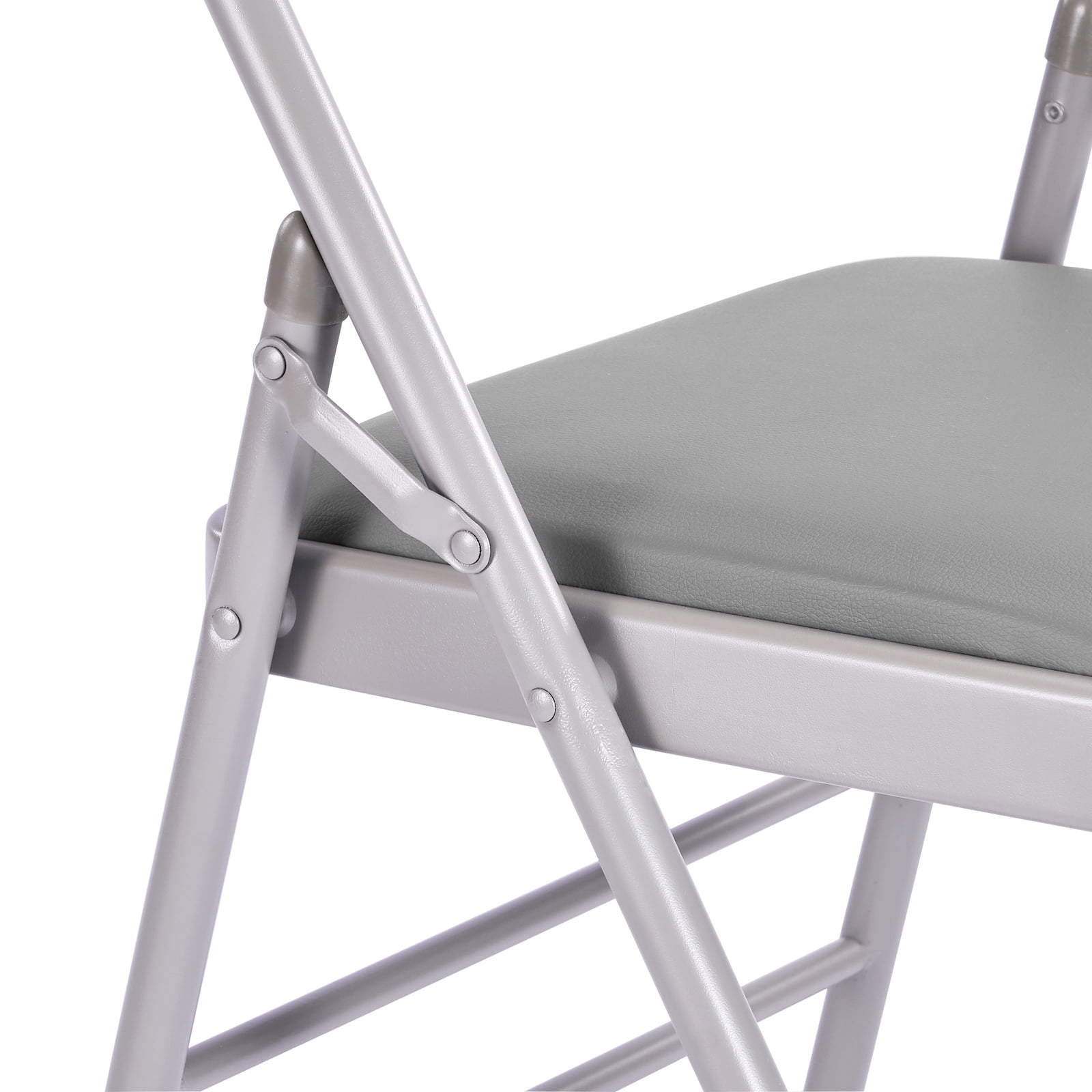VTOY 2-Pack Folding Chairs with Padded Cushion and Back Metal Foldable Chairs with Comfortable Cushion for Home and Office, for Indoor and Outdoor Events