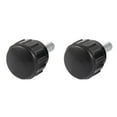 thumbnail image 2 of M4 x 10mm Round Head Screw On Thumbscrews Knurled Clamping Knob Grips 2 Pcs, 2 of 4