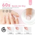 thumbnail image 3 of Kit de uñas SAVILAND Clear Dip Powder Starter de 60 g con set de líquido, 3 of 8