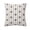 A, variant on Floral Striped Decorative Throw Pillow Cushion With Insert For Indoor Couch Sofa 18x18 Inch Multicolor