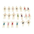thumbnail image 2 of Rushawy 5x20xModel Trains People Figures Scale Painted Beach Crowd Miniatures OO 1:75, 2 of 8