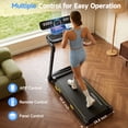 thumbnail image 2 of Foldable Walking Pad with Incline 15%, Walking Pad with Handle Fits Laptop, 300 lbs Capacity, 7.5mph Treadmil, 2 of 7