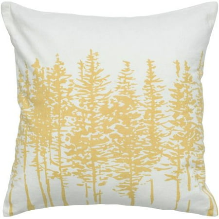 Rizzy Home T05262 18" x 18" Pillow with Hidden Zipper and Polyester Filler