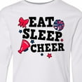 thumbnail image 4 of Inktastic Cheerleading Eat Sleep Cheer Long Sleeve Youth T-Shirt, 4 of 5