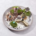 thumbnail image 5 of 24PCS Fairy Garden Accessories Outdoor Supplies Miniature Garden Decor Succulent Micro Landscape Dollhouse Ornaments Including Stone House Bridge Stairs Wood Stumps Fences Sheeps Mushrooms, 5 of 9
