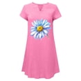 thumbnail image 3 of Sexy Vestidos Cortos de Verano para las Mujeres 2025 Moda Suelta de Ocio Vestido de Manga Corta con Cuello en V, Vestido Casual de Rodilla, 3 of 6
