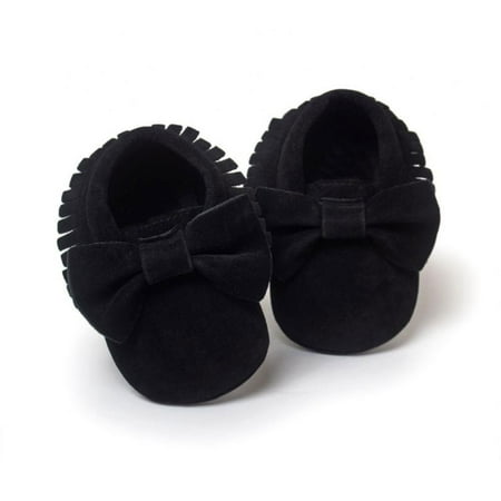 

Infant Toddler Baby Soft Sole Tassel Bowknot Moccasinss Crib Shoes 0-18M