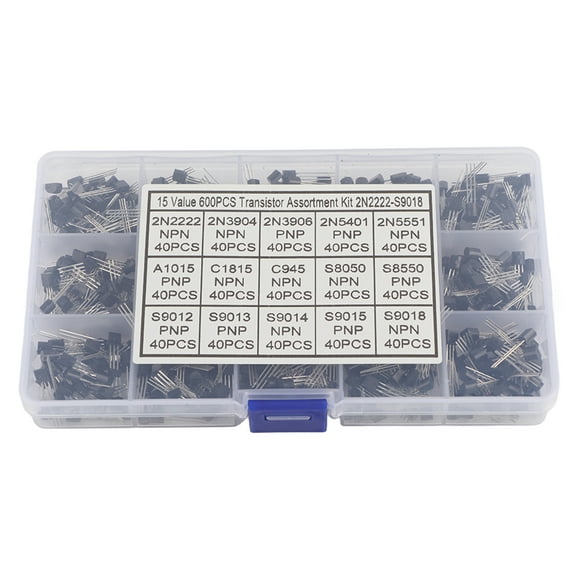 Assorted Transistor, Semiconductor Triode, Electronic Circuit Three Pin Transistor Durable For Non-Contact Switch Basic Semiconductor Device