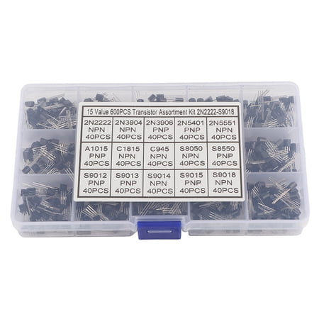 Assorted Transistor, Semiconductor Triode, Electronic Circuit Three Pin Transistor Durable For Non-Contact Switch Basic Semiconductor Device