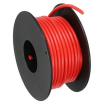 18 AWG Flexible Silicone Wire 9m/30ft, Tinned Copper Electrical Wire, Red